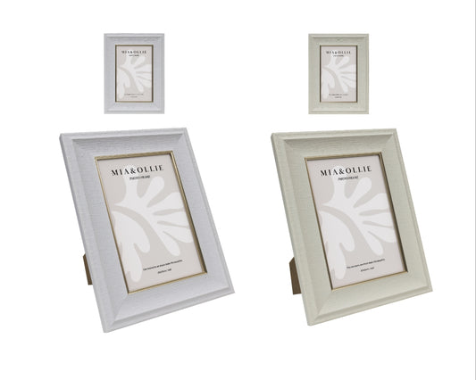 Set 2 Photo Frame Sara '4x6in' 15cm