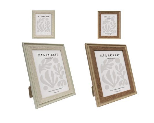 Set 2 Photo Frame Elise '6x8in' 20cm