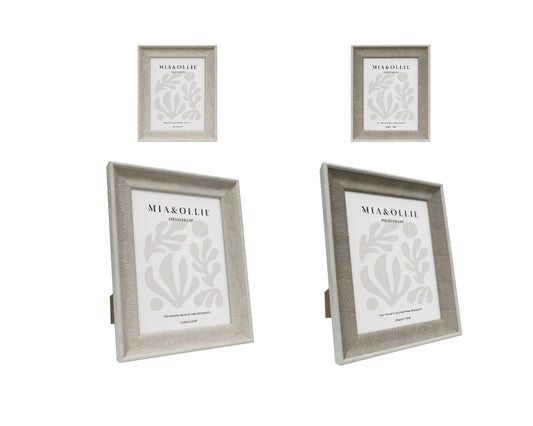 Set 2 Photo Frame Cassie '6x8in' 20cm