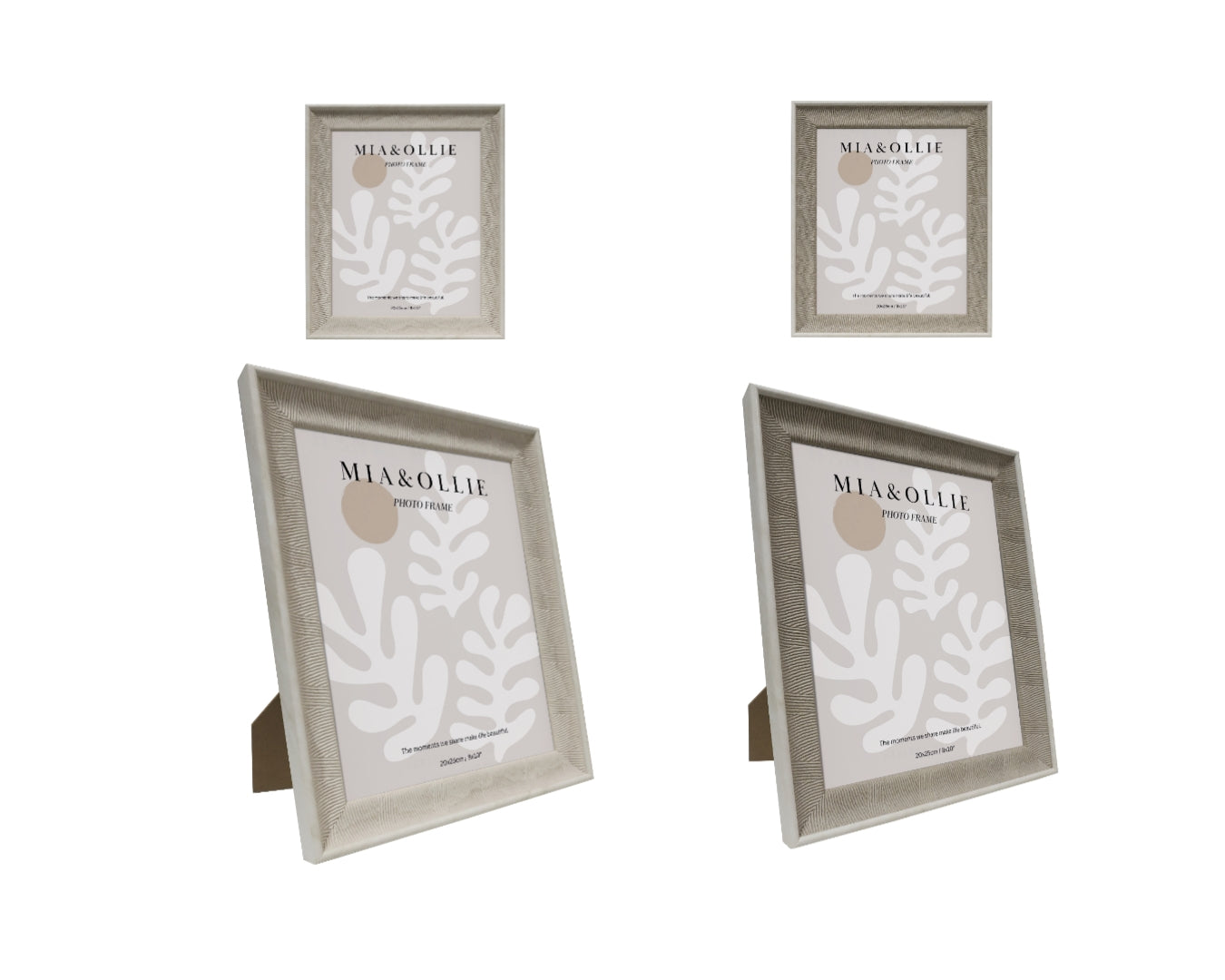 Set 2 Photo Frame Cassie '8x10in' 25cm