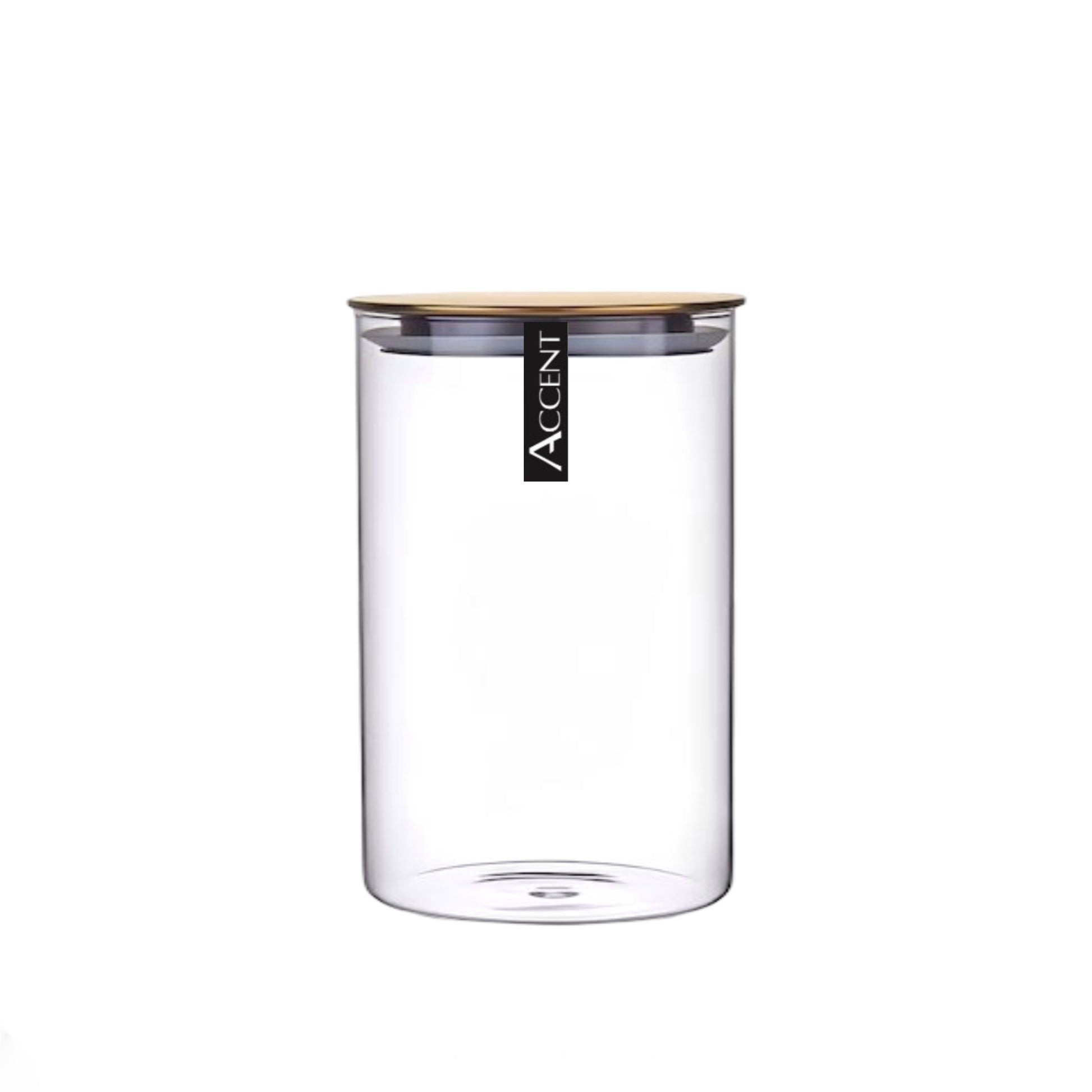 bulk 24 Glass Jar w/ Gold Metal Lid 15cm