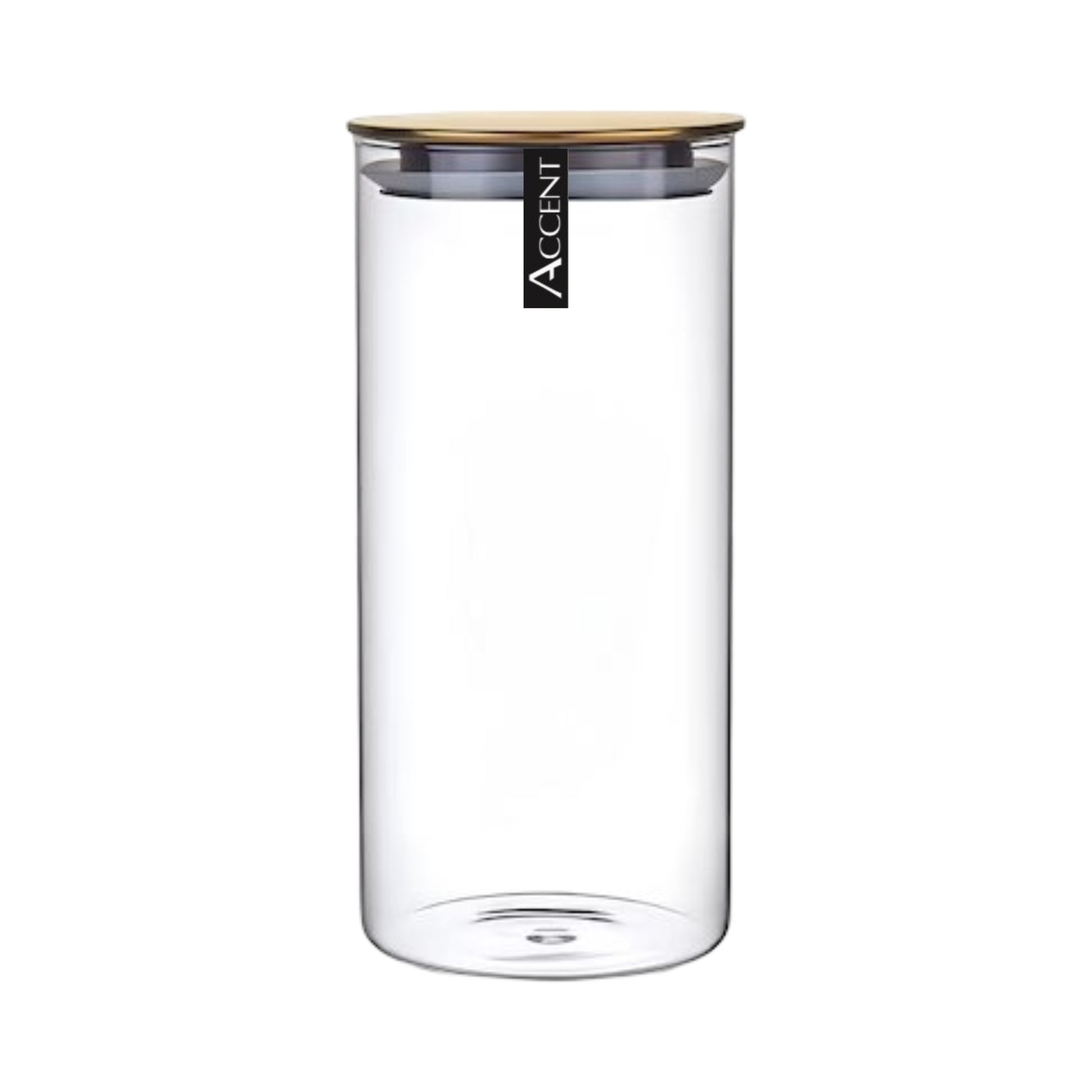bulk 12 Glass Jar w/ Gold Metal Lid 25cm
