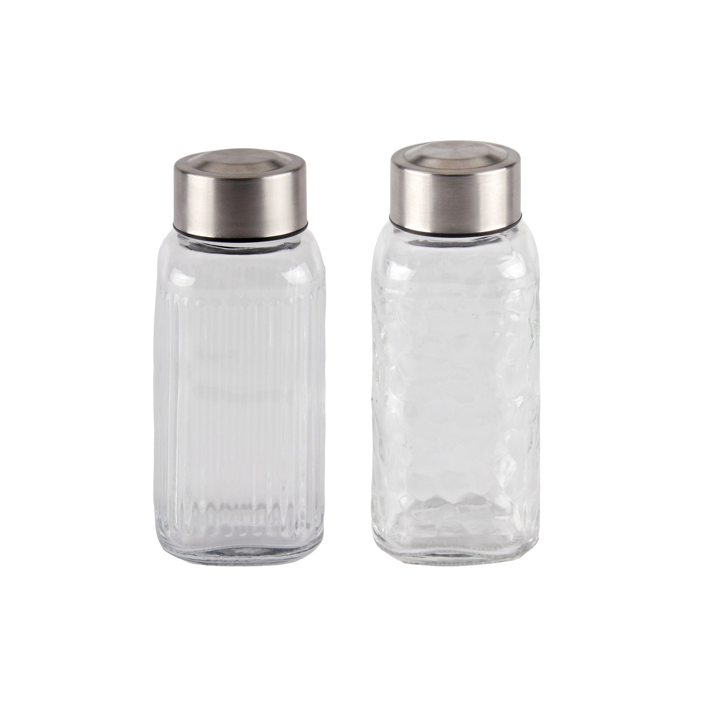 bulk 24 Glass Bottle w/ Metal Screw Lid 300ml 15cm