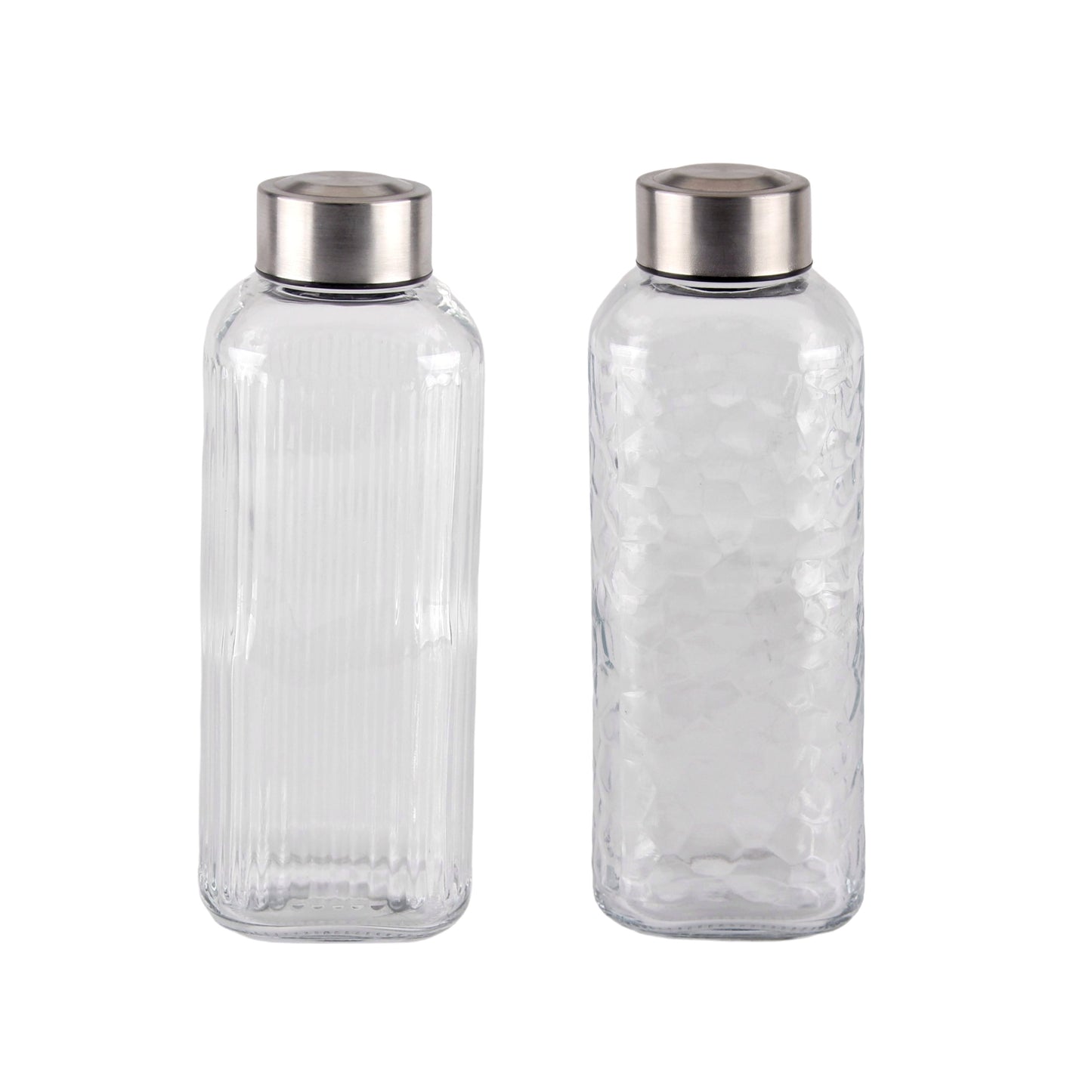 bulk 24 Glass Bottle w/ Metal Screw Lid 750ml 21cm