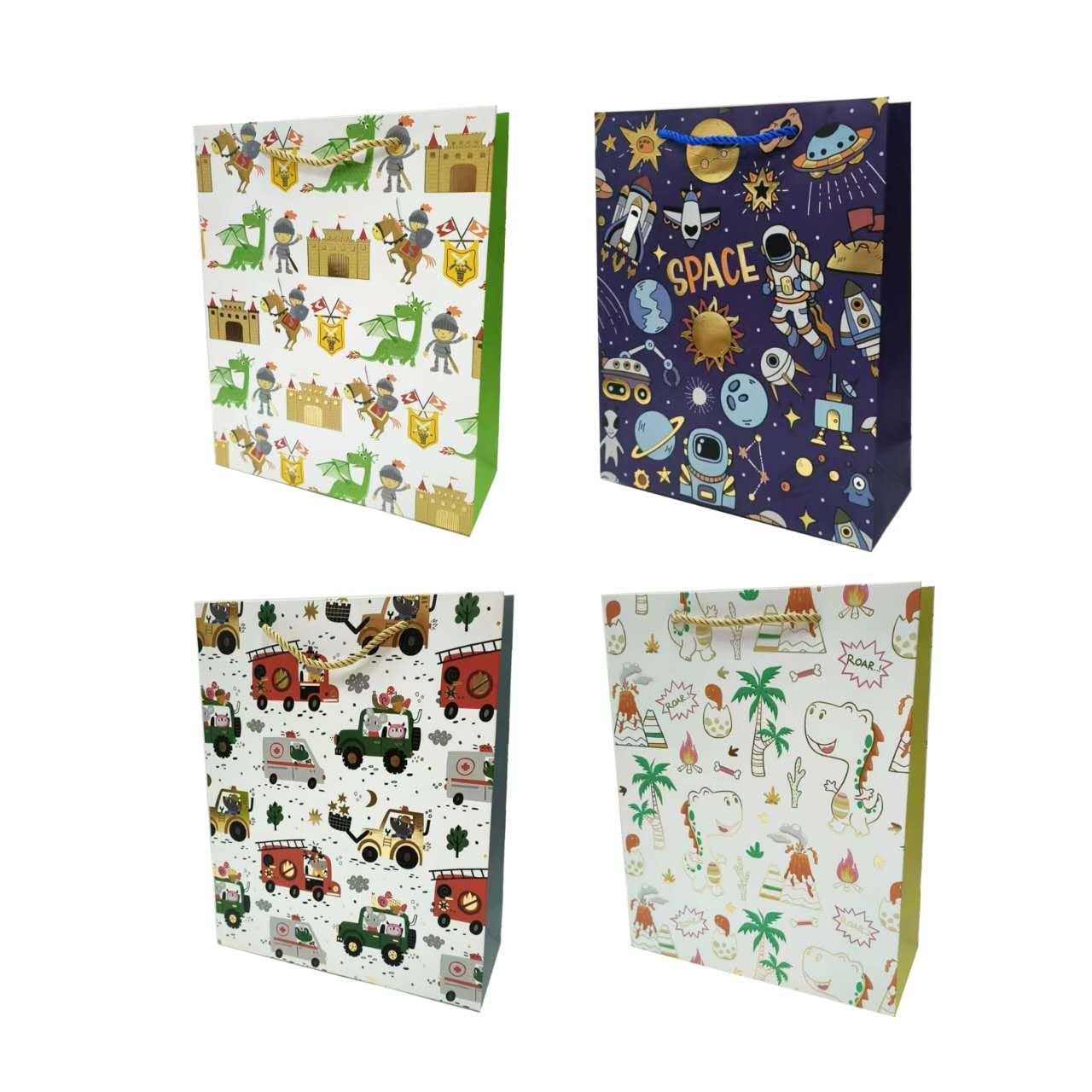 bulk 24 Playful Adventure Foiled Gift Bag 123cm