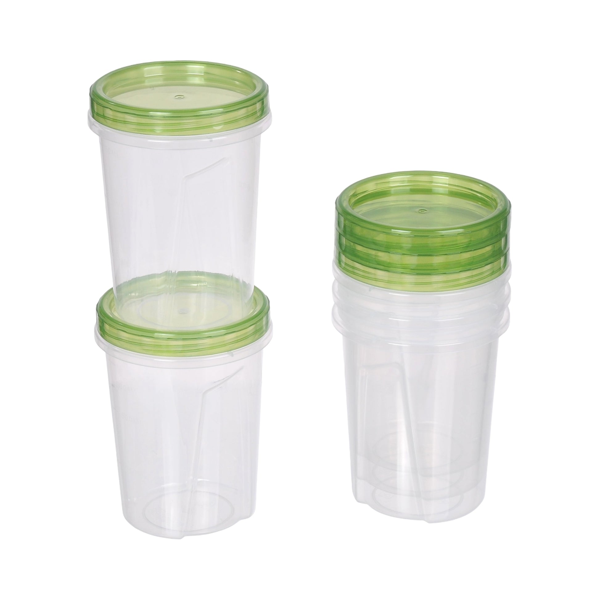 bulk 12 Reusable Microwave-Safe 1Lt Food Container Round