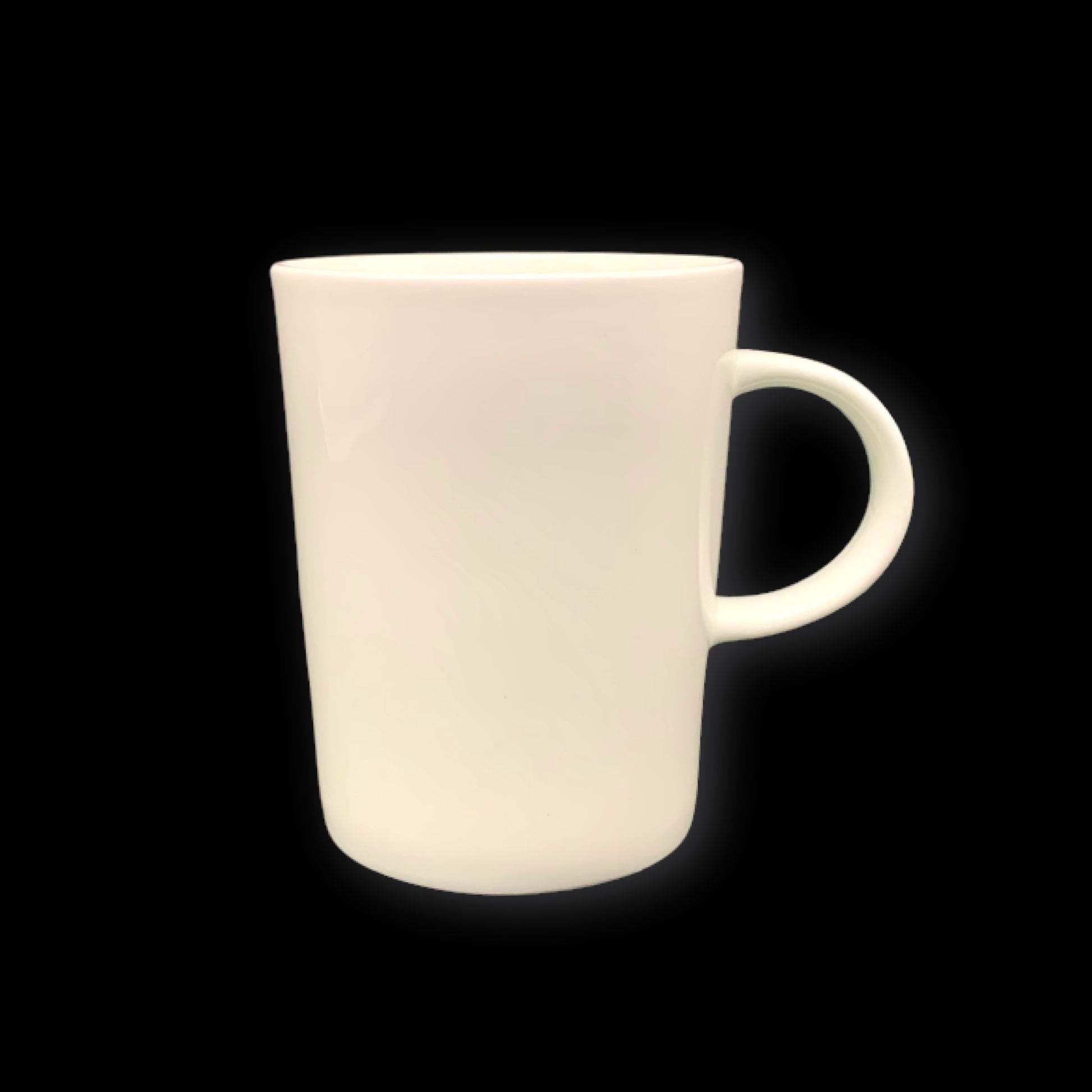 bulk 24 White Bone China Cone Mug 340ml 10cm