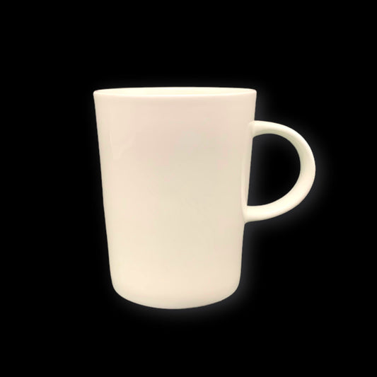 bulk 24 White Bone China Cone Mug 340ml 10cm