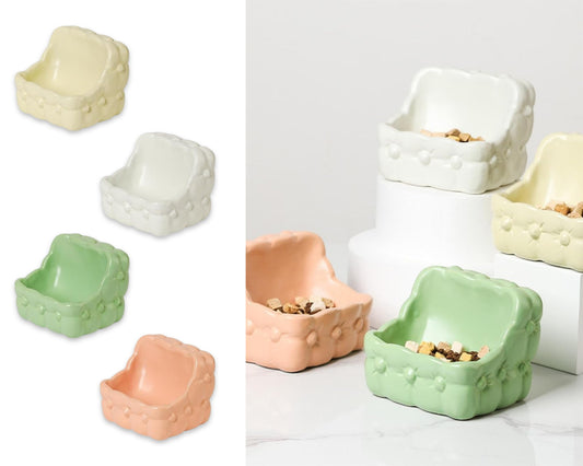 bulk 16 Pet Sofa Shaped Bowl 15cm