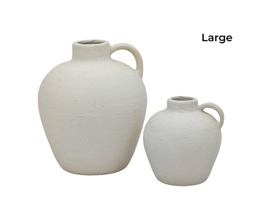bulk 6 Minimalist Nordic Vase w/ Handle 19cm