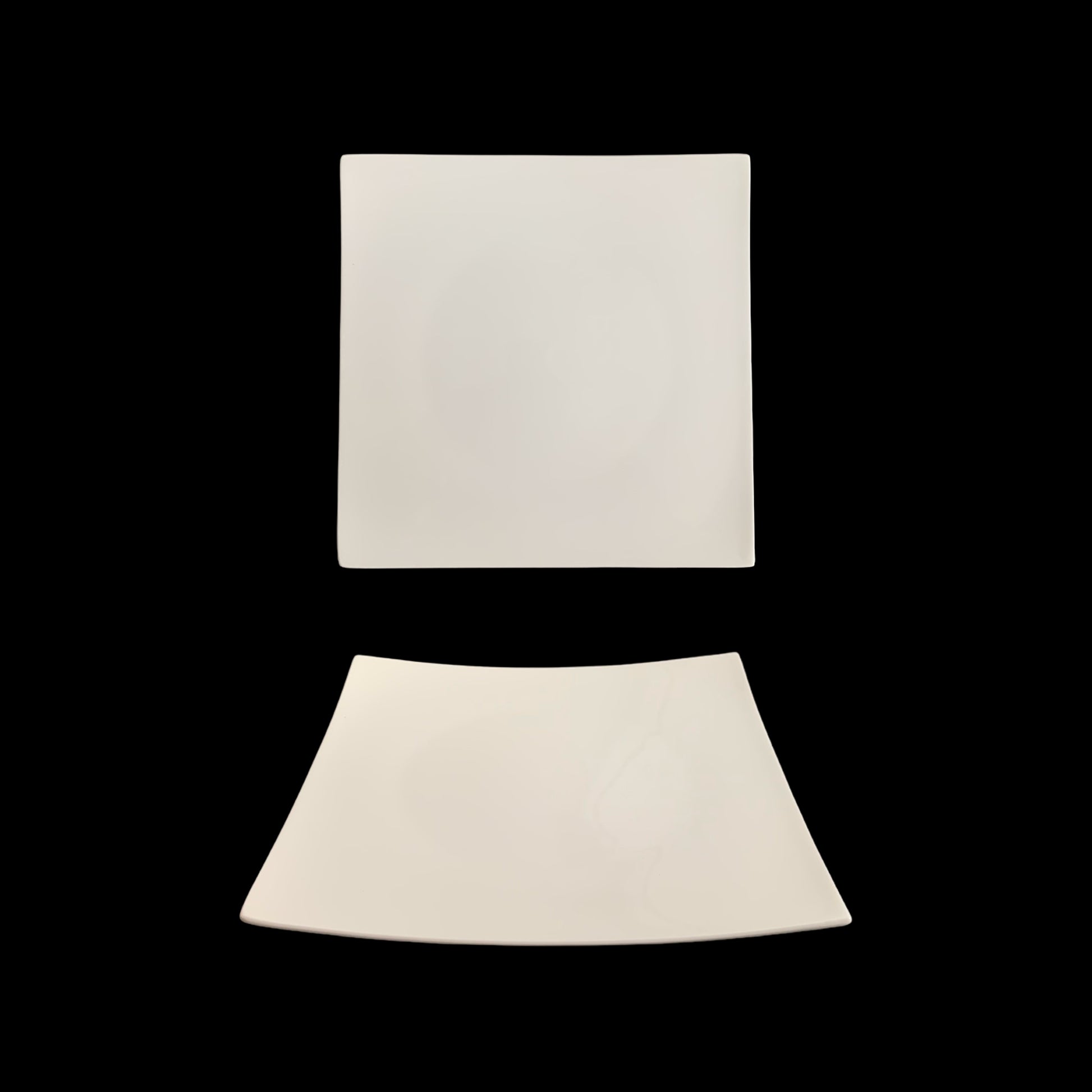 bulk 24 White New Bone China Square Side Plate 9in 22cm