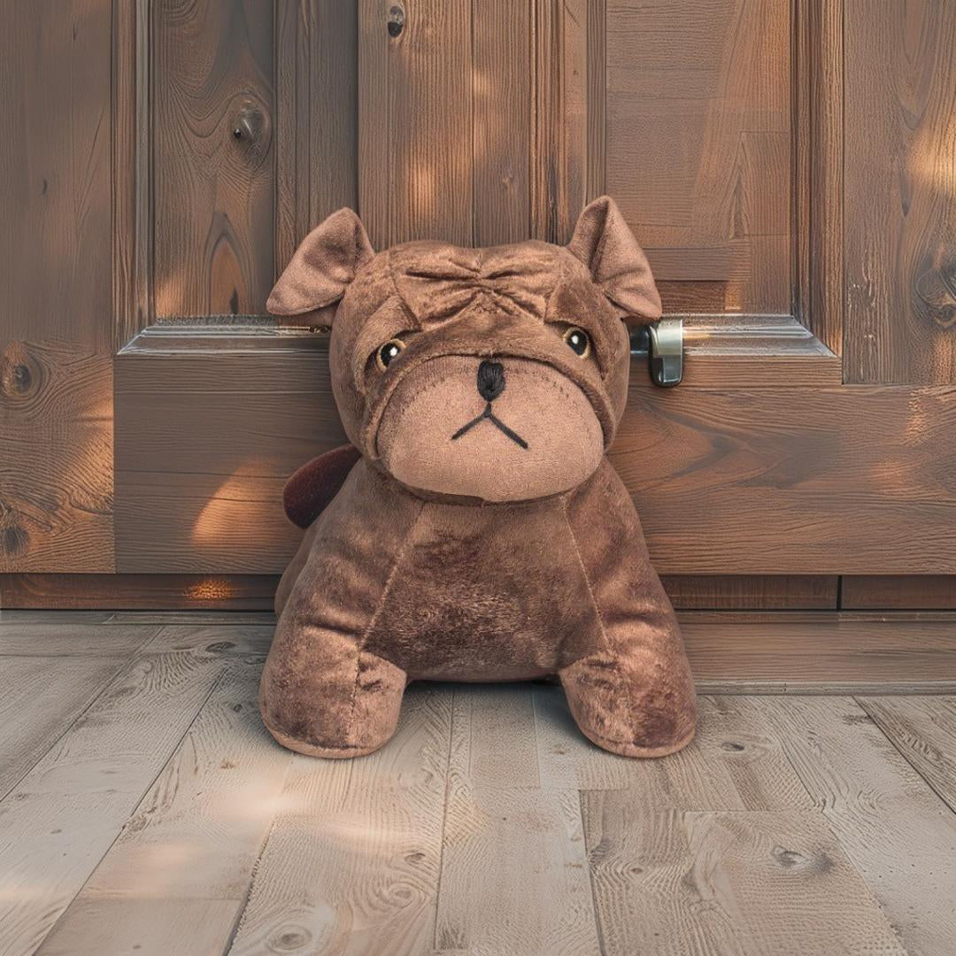 Chocolate Brown French Bulldog Door Stopper 23cm - Image 2