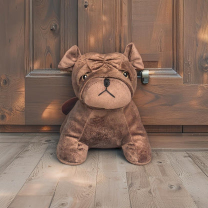 Chocolate Brown French Bulldog Door Stopper 23cm - Image 2