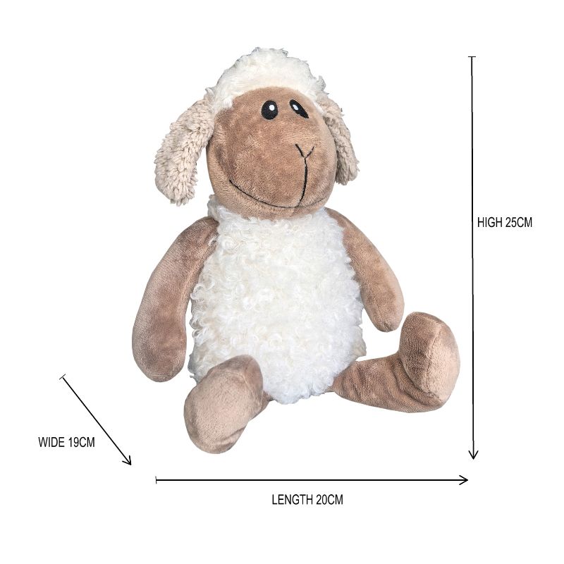Fluffy Sheep Door Stopper 25cm - Image 5