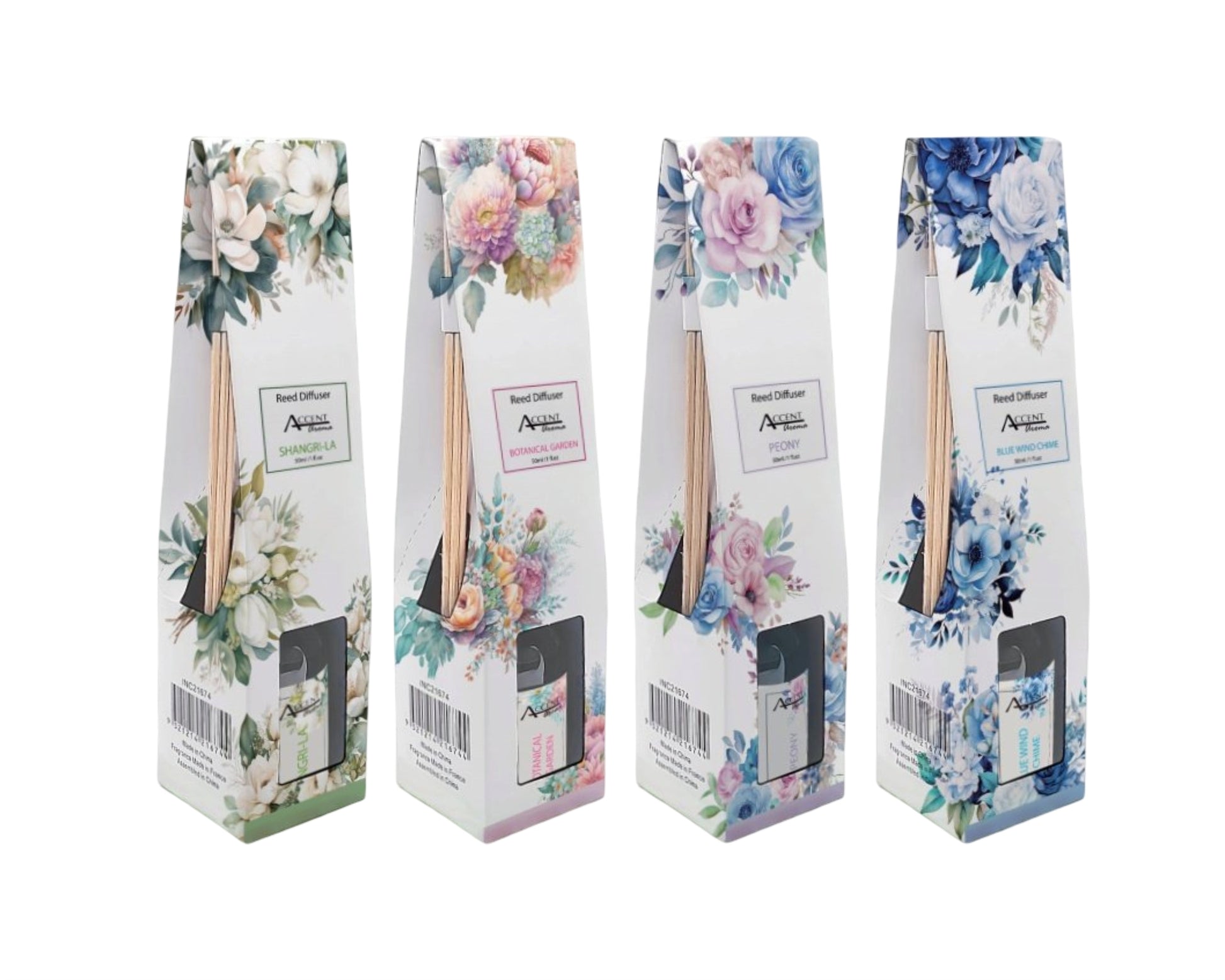 bulk 48 Aromatic Bouquet Diffuser 50ml Asst