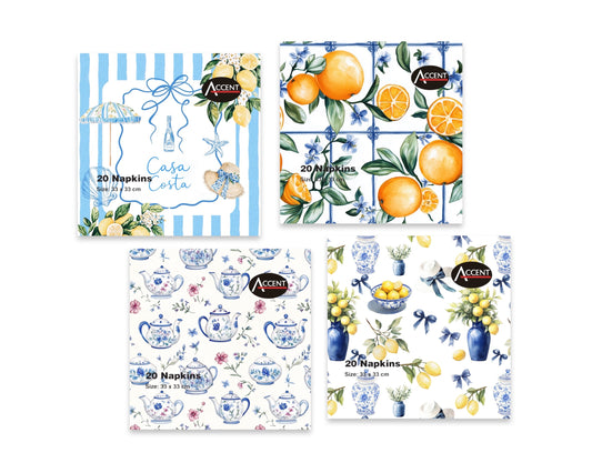 bulk 960 Casa Costa Napkins 2Ply 33cm