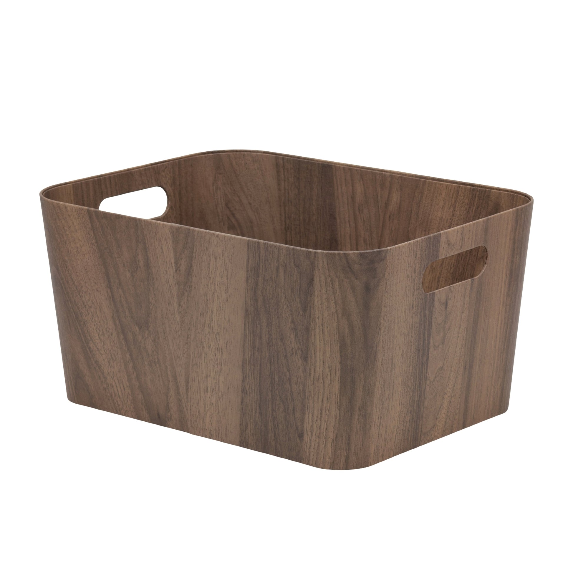bulk 6 Wood Grain Storage Box 20cm
