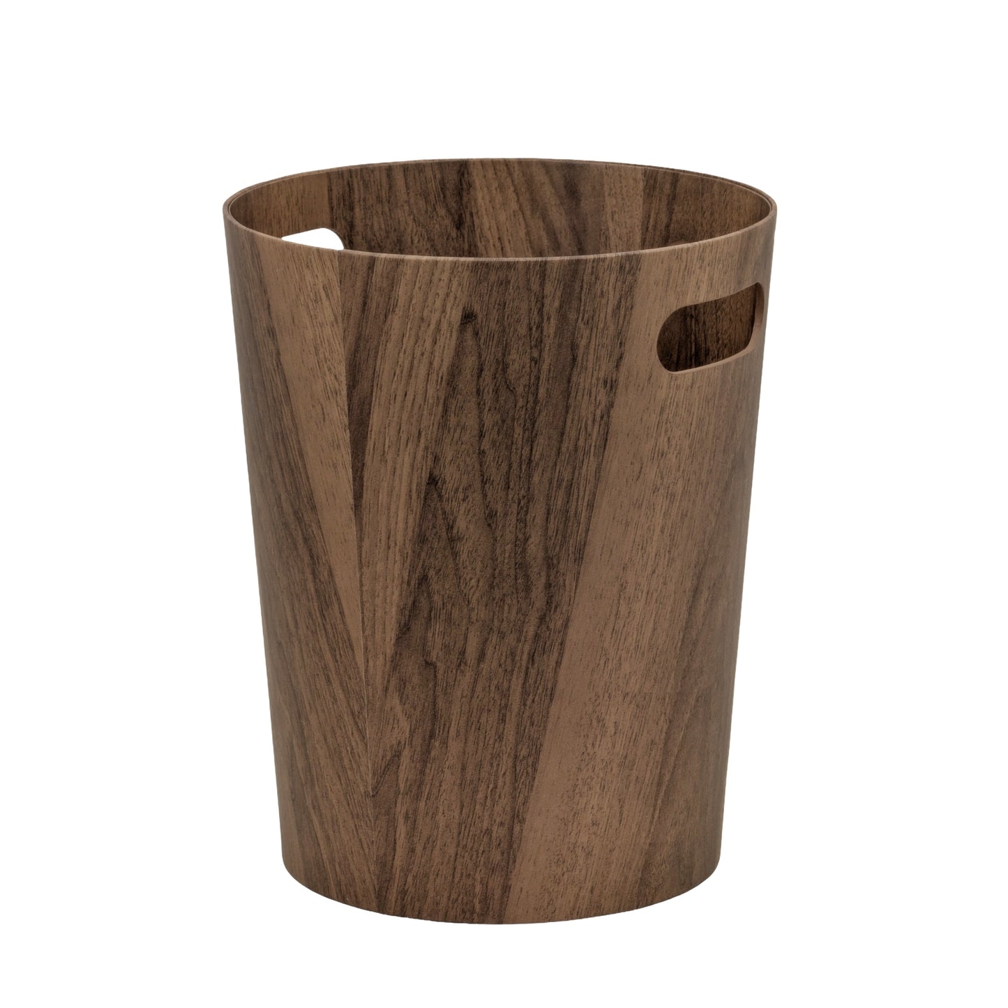 bulk 6 Wood Grain Round Storage Bin 30cm