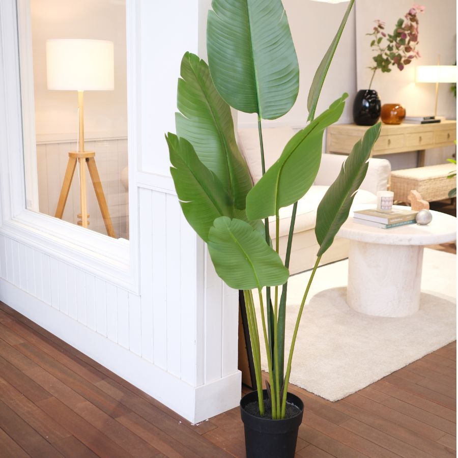 Potted Artificial Strelitzia Bird Of Paradise Tree 153cm - Image 2