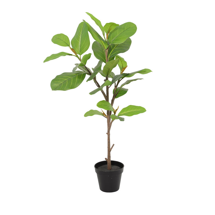 Potted Artificial Lofty Fig Ficus Tree 92cm - Image 3