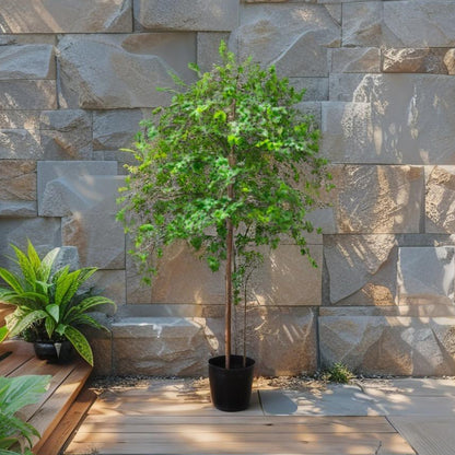 Potted Artificial Enkanthus Shrub 193cm - Image 2