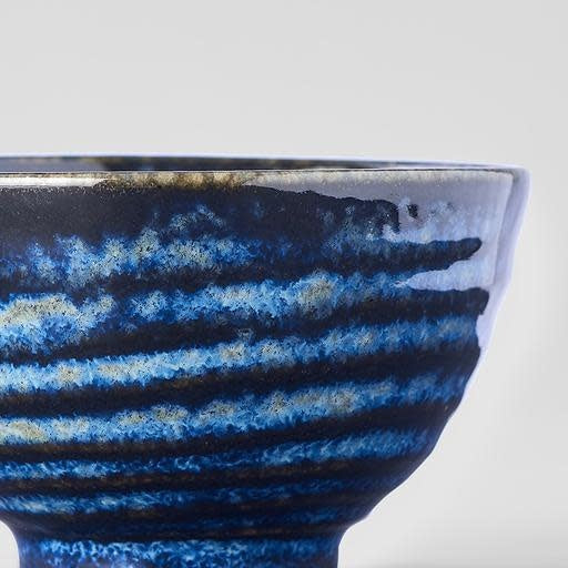 Tea Cup 9cm Kanso Indigo Blue Glaze - Image 2