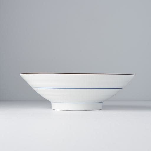 Ramen Bowl 24.5cm Navy Ikat Design - Image 3