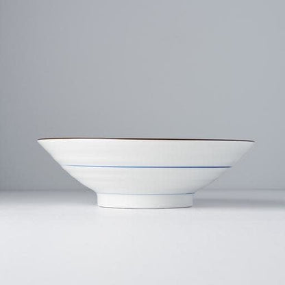 Ramen Bowl 24.5cm Navy Ikat Design - Image 3