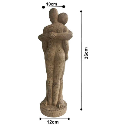 Hugging Couple Decorative Statue 36cm - Image 4