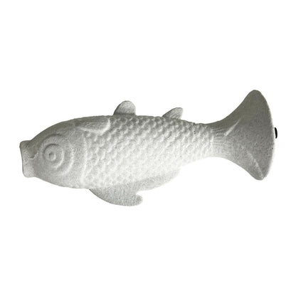 Contemporary White Fish Vase / Ornament 24cm - Image 3