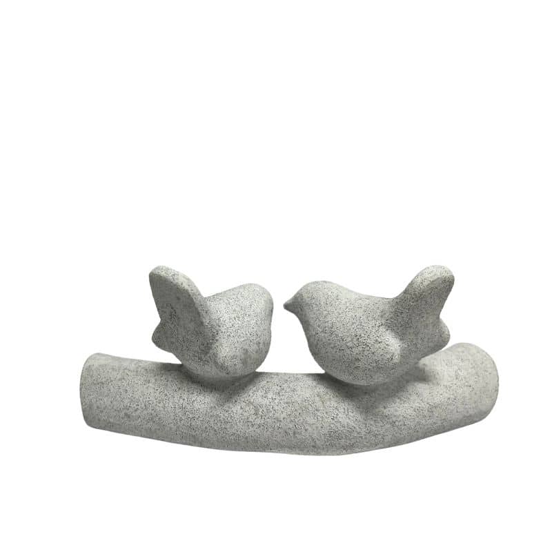 Contemporary 2 Birds On Branch Ornament 20cm - Image 2