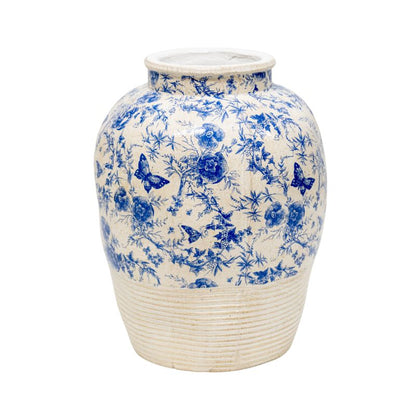 Glazed Stoneware Look Vase 43cm - Image 2