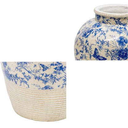 Glazed Stoneware Look Vase 43cm - Image 3