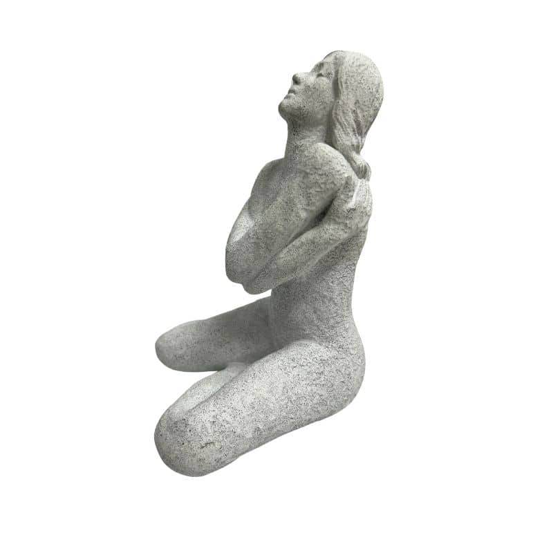 Lady Statue w Folded Arms 22cm - Image 2