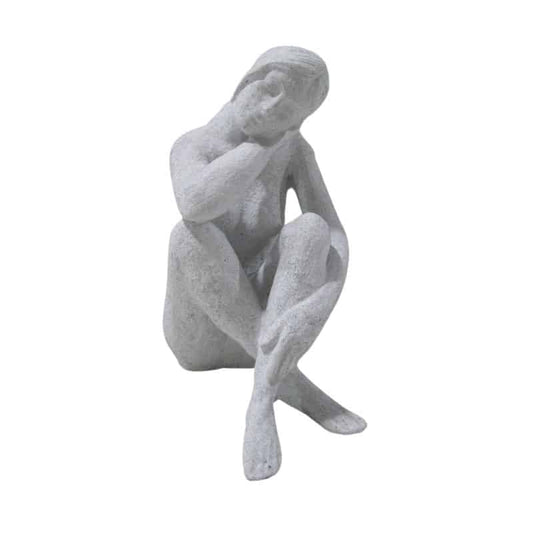 Lady Statue w Hand On Shoulder 21cm
