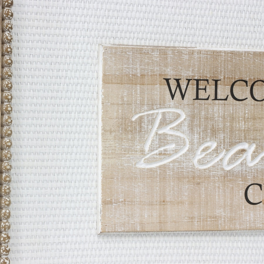 Natural w White Mix Beautiful Chaos Wall Art 60cm - Image 3