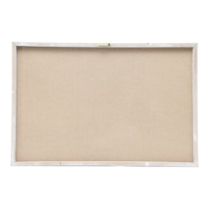Natural w White Mix Beautiful Chaos Wall Art 60cm - Image 2