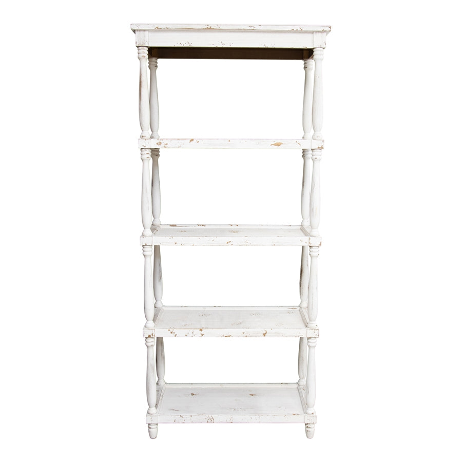 French Provincial Tall 5 Shelf Unit 180cm - Image 3