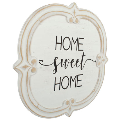 French Provincial 'Home Sweet Home' Carved Wall Art 60cm - Image 2