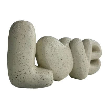 Love w Heart Decorative Ornament 21cm - Image 2