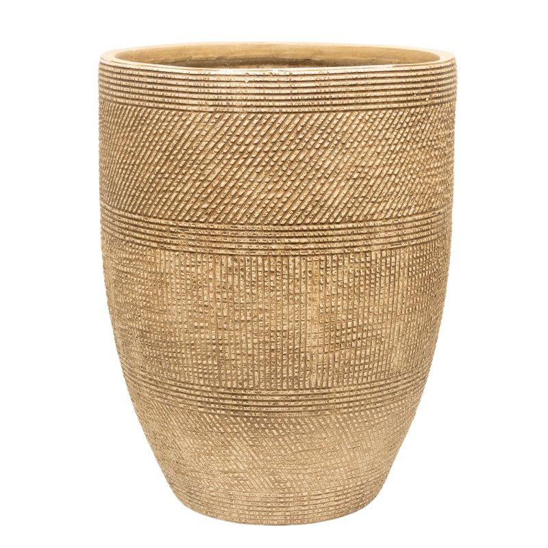 Subtle Textured Contemporary Planter 49cm - Image 3