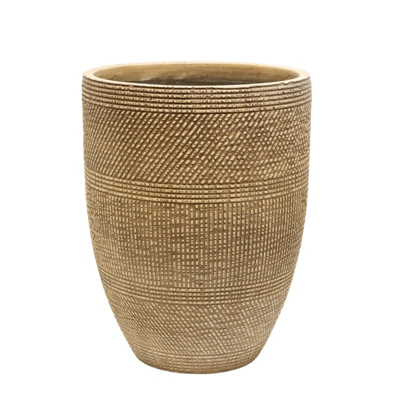 Subtle Textured Contemporary Planter 43cm - Image 2