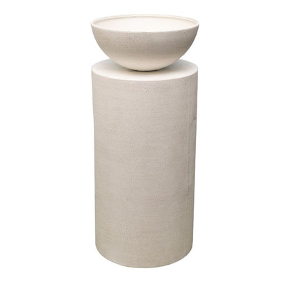 Feature Round Pillar w Planter 80cm - Image 3