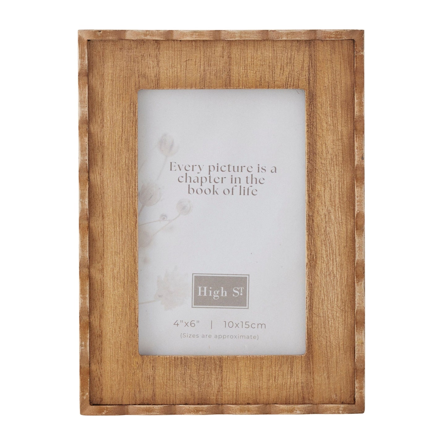 Belle Scolloped 4x6" Photoframe 15cm