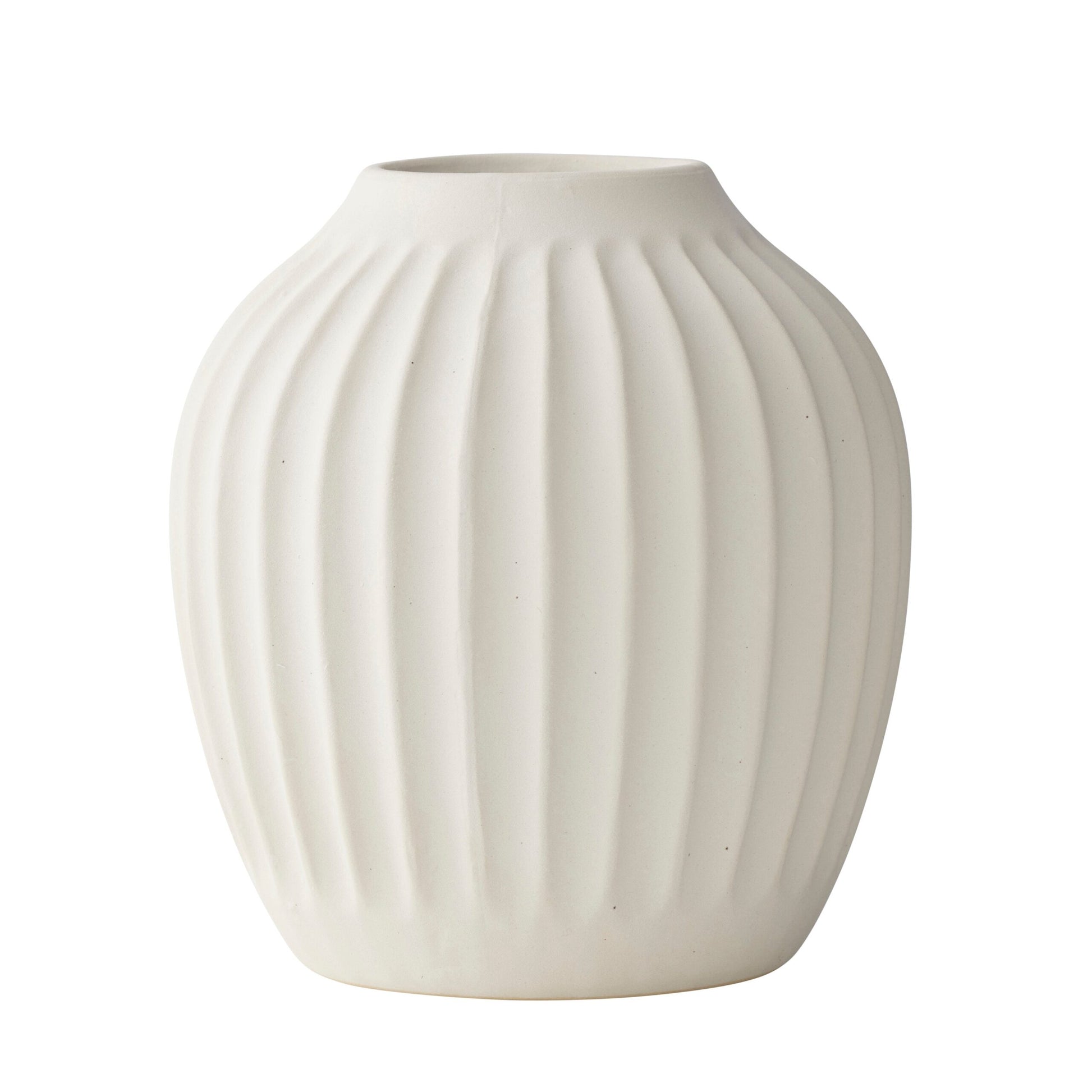 Camille White Vase Small 22cm