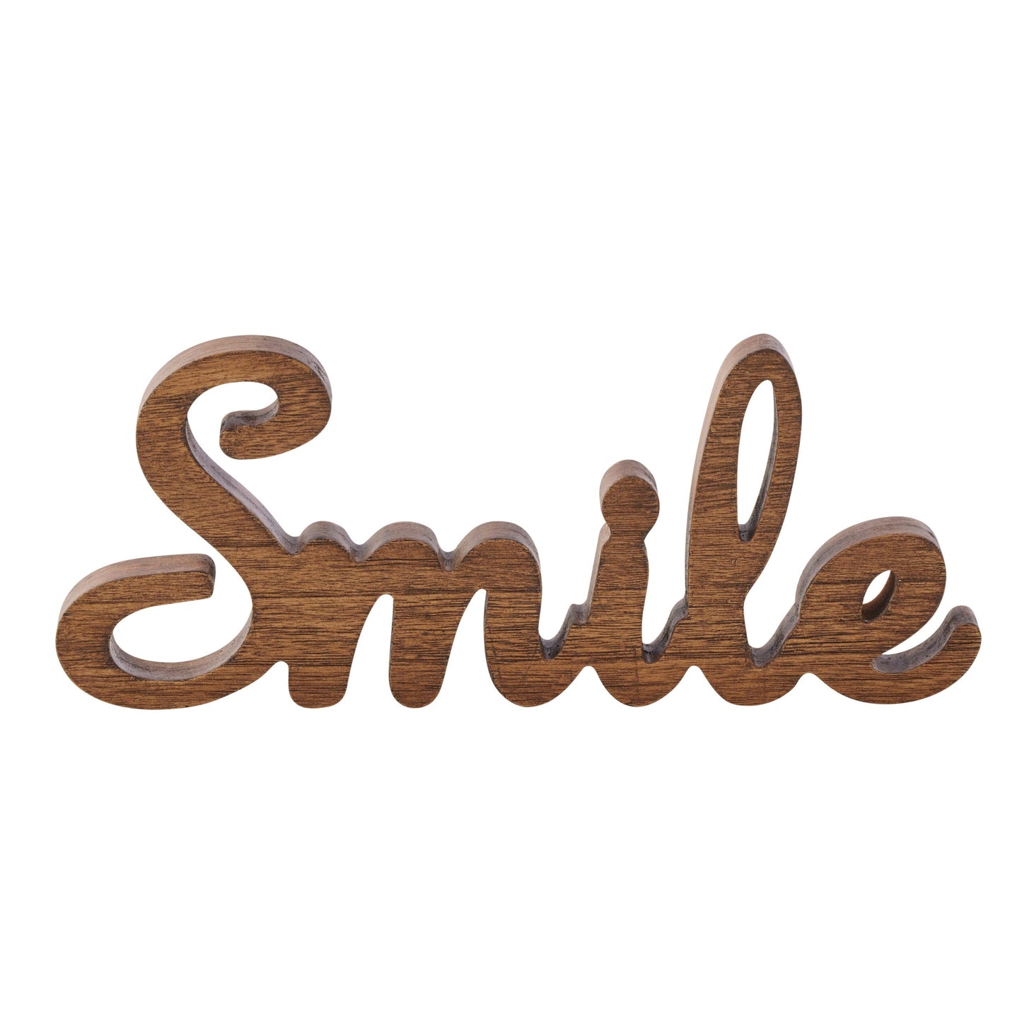 Wooden Smile Sign 30cm