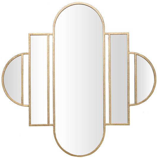 Aura Art Deco Wall Mirror 80cm