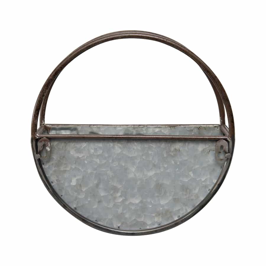 Set 2 Nested Floating Monstera Wall Planters 35x14cm - Image 5
