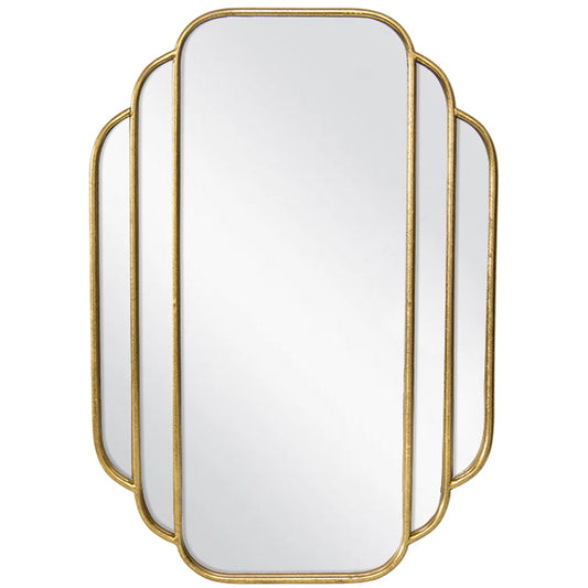 Aura Art Deco Fan Mirror 90cm