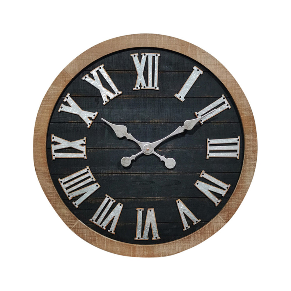 Vintage Industrial Wall Clock 60cm